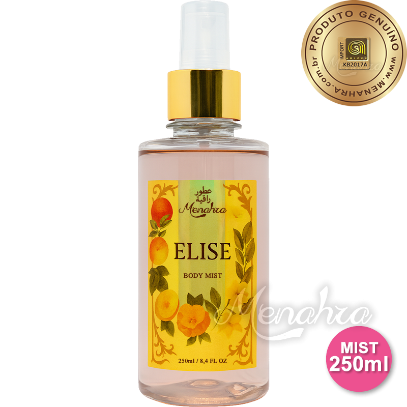 Elise Body Mist Menahra - Colônia Árabe Feminina 250ml